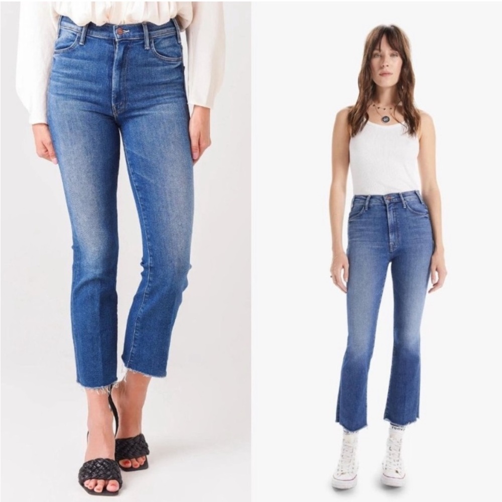 Mother The Hustler Ankle Fray Jeans Satisfaction Guaranteed 31